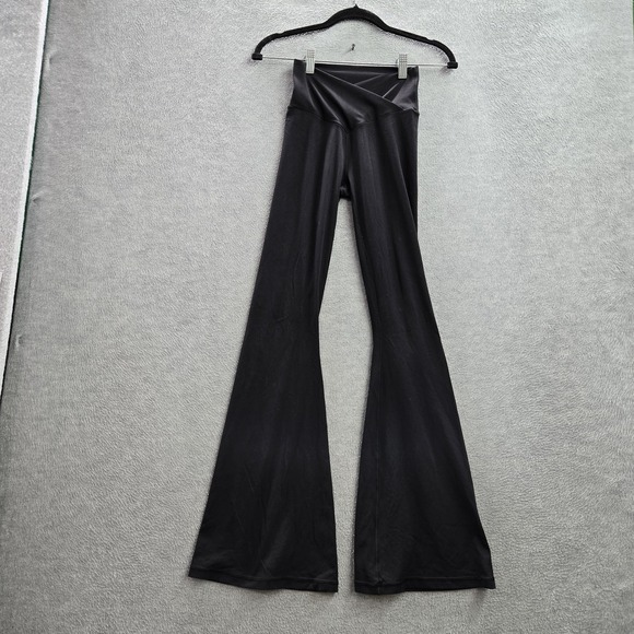 aerie Pants - OFFLINE By Aerie Women Activewear Pants S/P Black Elastane Nylon Flared Real Me